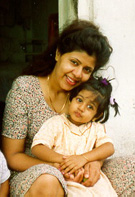 Shyama with Daughter Sandani
